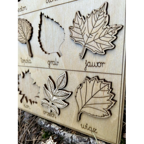 Drewniana układanka 